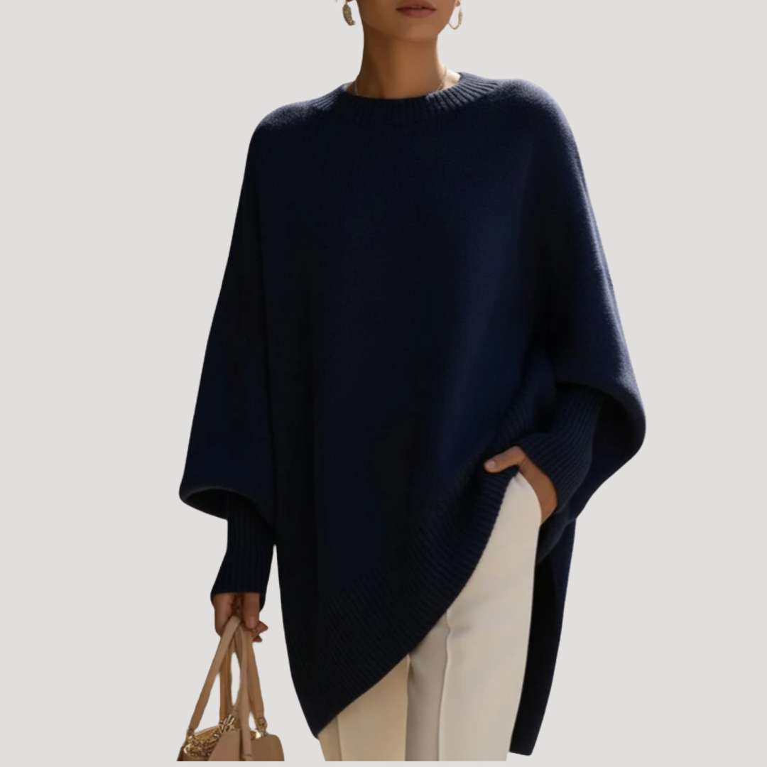 Valeria | Pull Poncho Donna Oversize in Maglia