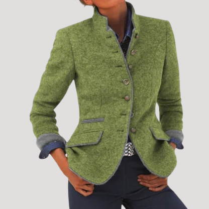 Elaine | Blazer Donna Vintage Bottonato Elegante