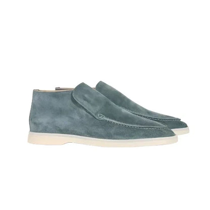 Maurizio | Stivaletti slip-on effetto camoscio con suola bianca da uomo