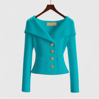 Luz | Maglione Donna Chic Col V Maniche Lunghe