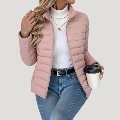 Gemma | Giacca Padded Donna Con Zip e Collo Alto