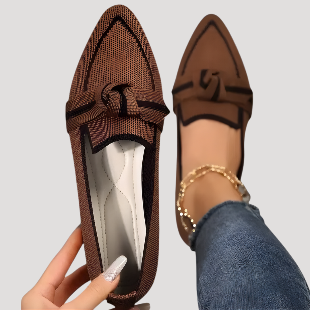 Marion | Ballerine donna confortevoli leggere con fiocco