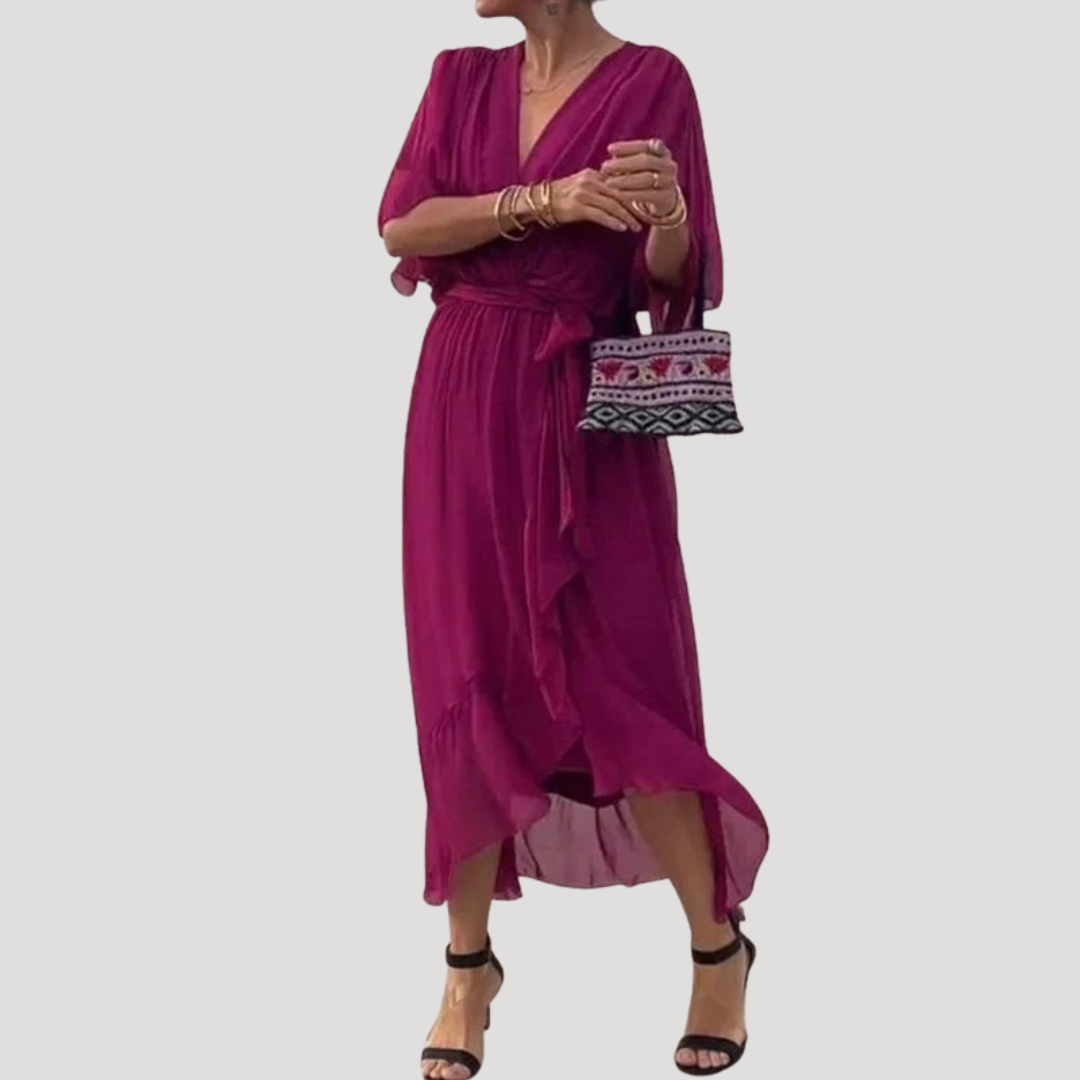 Adrienne | Robe midi donna fluida senza tempo