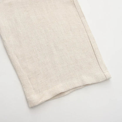 Enzo | Pantaloni a gamba dritta con coulisse e vita elastica da uomo