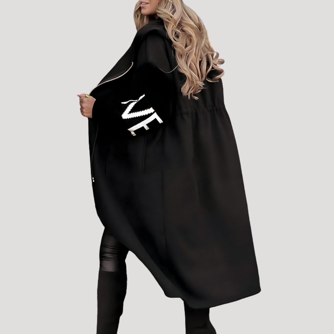 Lucia | Manteau Oversize Donna con Cappuccio Casual