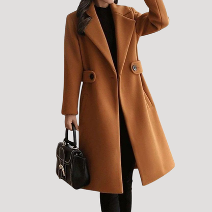Dorothea | Manteau Donna Classico Con Cintura e Rever