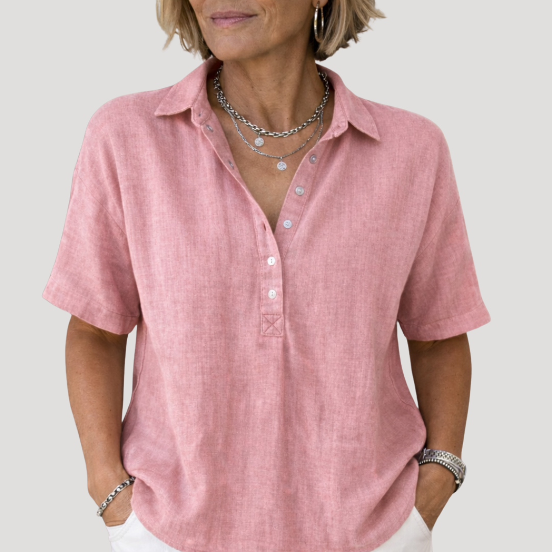 Vivienne | Camicia Donna Estiva Casual Maniche Corte