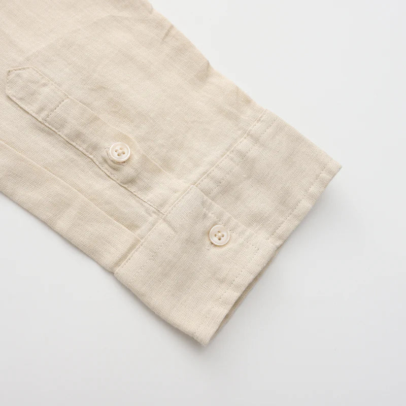 Andrea | Camicia a maniche lunghe con taschino da uomo
