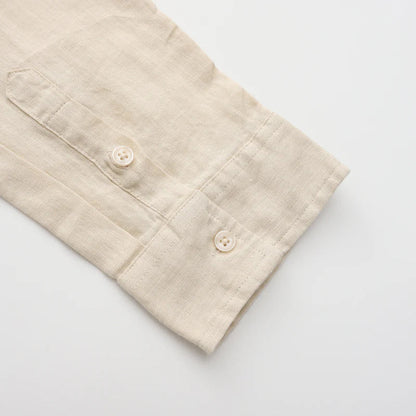 Andrea | Camicia a maniche lunghe con taschino da uomo