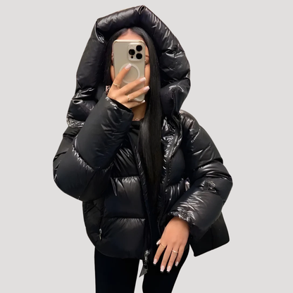 Nathalie | Giacca Donna Padded con Cappuccio e Chiusura Zip