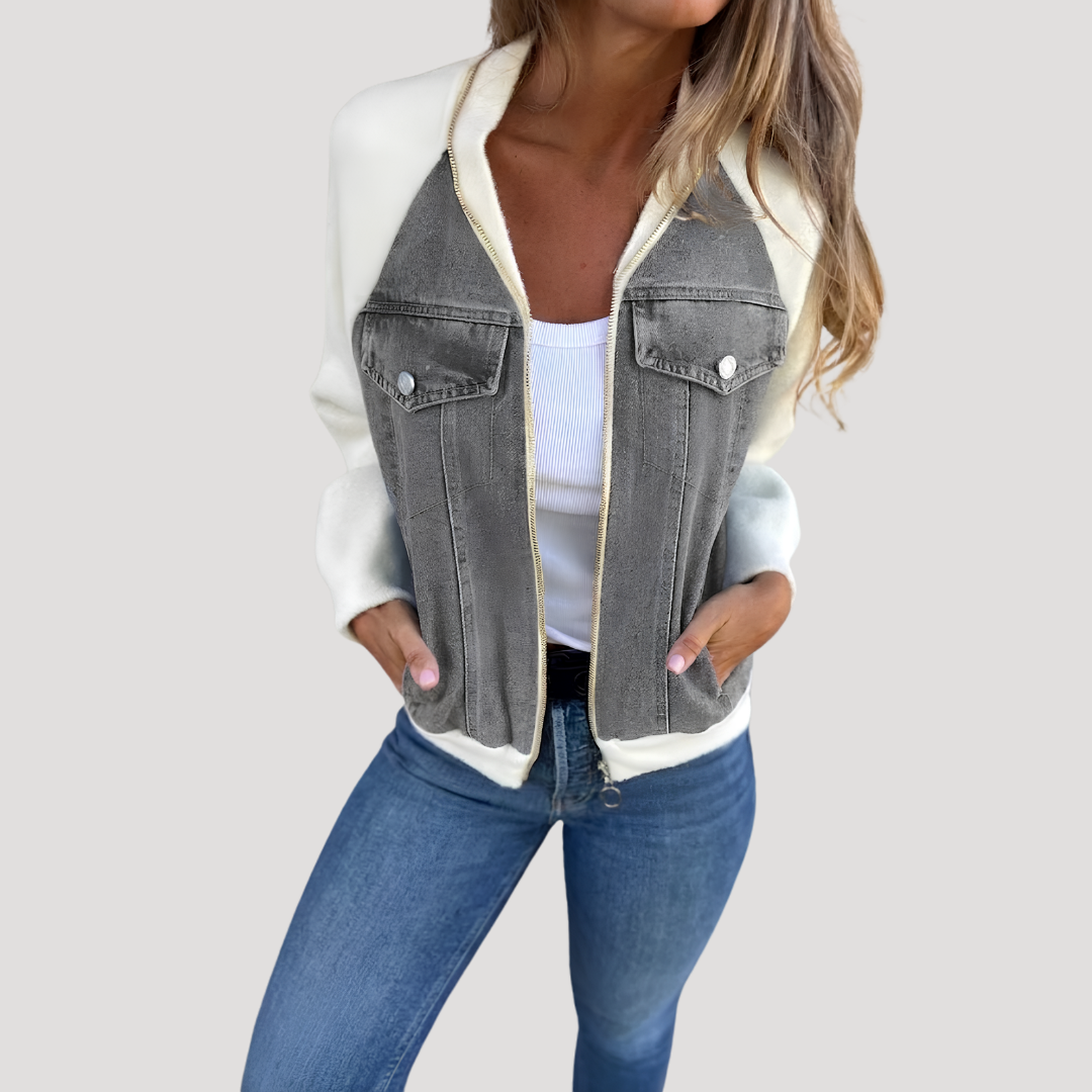 Lucille | Giacca in Jeans Donna Zip