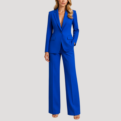 Emmanuelle | Tailleur Pantalone Donna Chic a Bottone Singolo