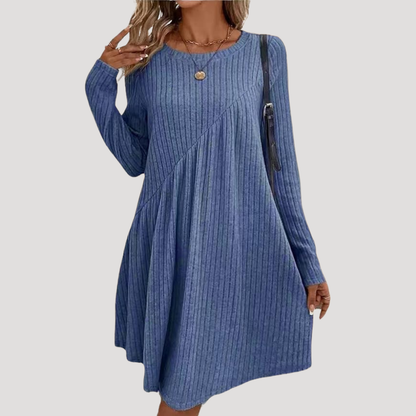 Anna Paola | Abito Dritto Donna Casual Lunghezza Ginocchio