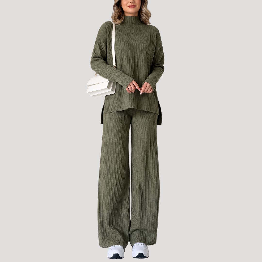 Carlotta | Completo Donna Maglione e Pantaloni Larghi Coordinati