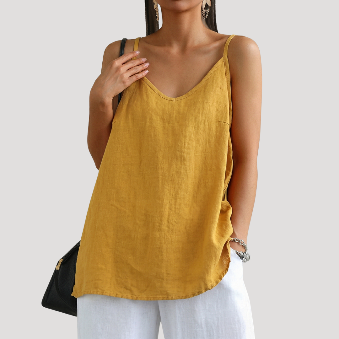 Margaret | Canotta Donna in Lino Leggero