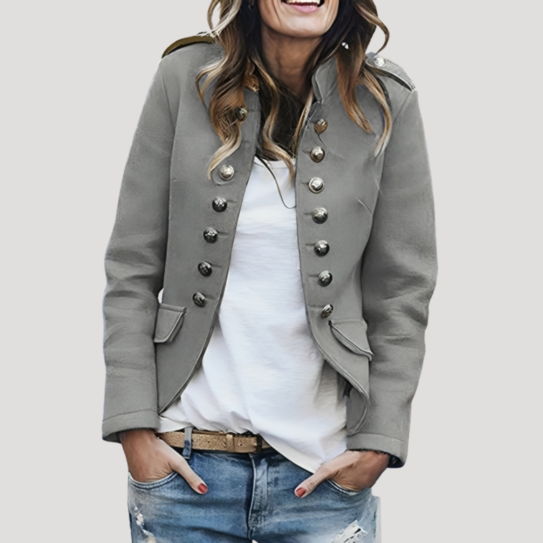 Felicia | Giacca Donna Slim Fit con Bottoni Decorativi