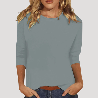 Rocio | Blusa Donna Casual Collo Rotondo Maniche 3/4