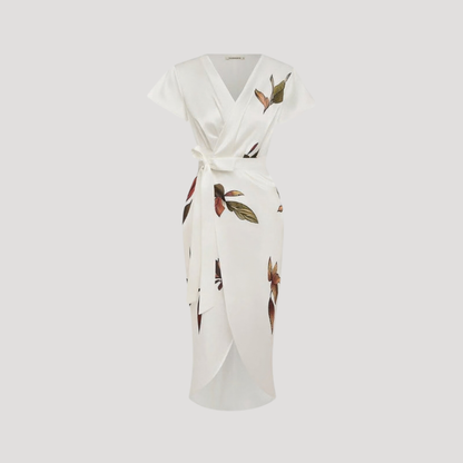 Monique | Robe lunga donna floreale a portafoglio