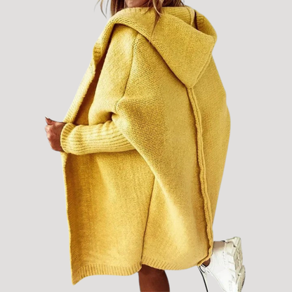 Sonia | Gilet Donna Oversize con Cappuccio Casual