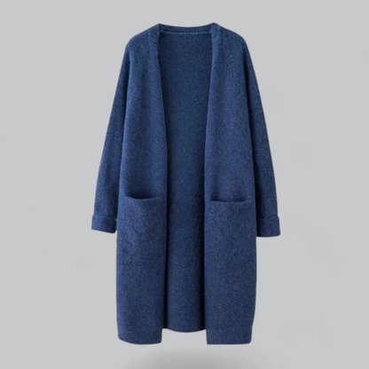 Anne Marie | Cardigan Lungo Donna con Tasche
