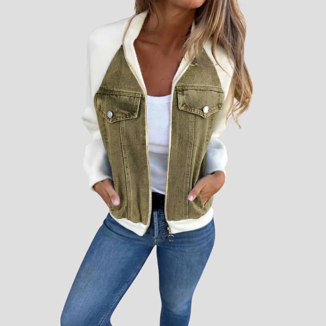 Lucille | Giacca in Jeans Donna Zip