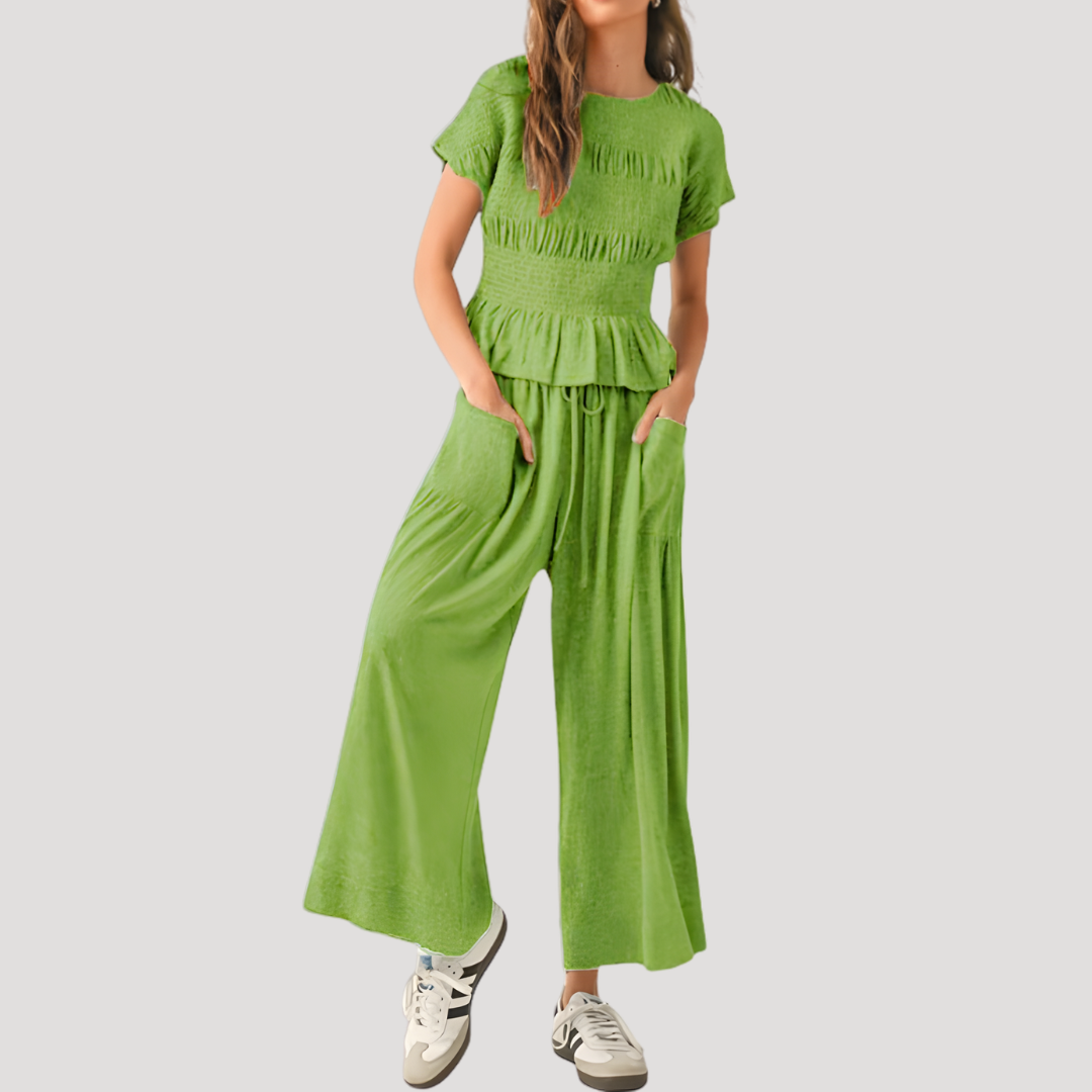 Florence | Completo Donna Pantalone Fluido Casual