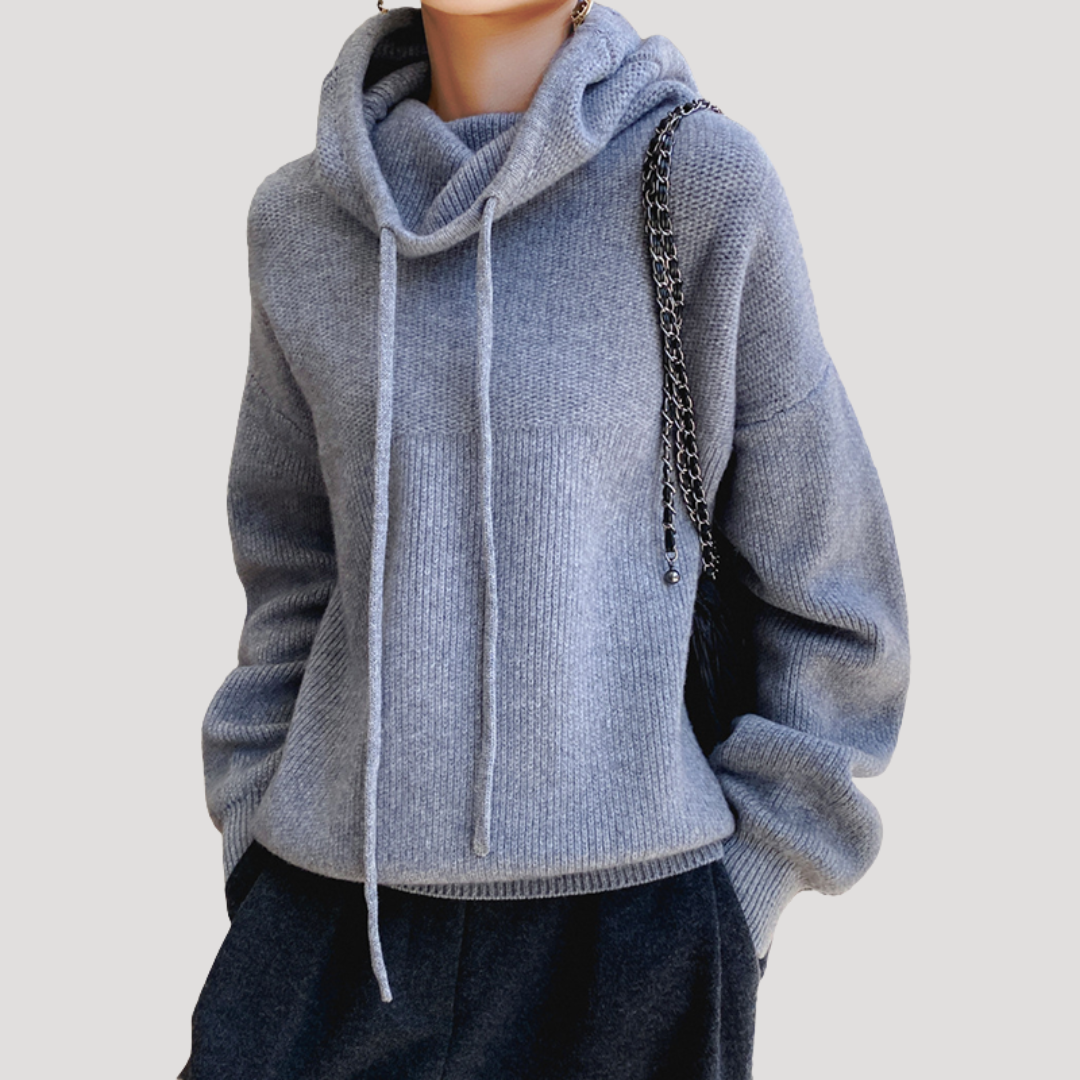 Margaret | Maglione Donna Oversize con Cappuccio Casual