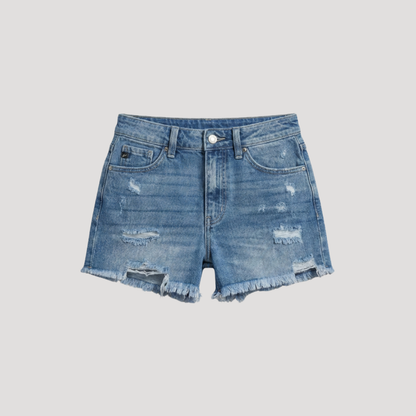 Ana Sofia | Short in Jeans Donna Vita Alta Strappato