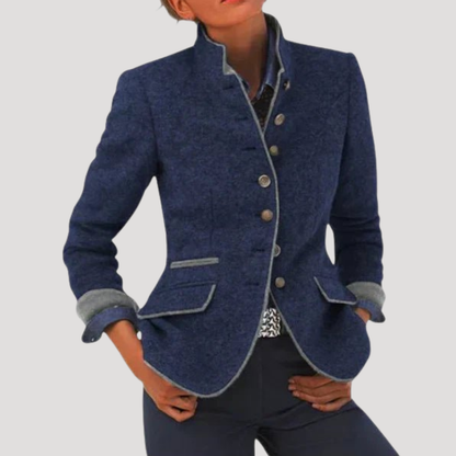 Elaine | Blazer Donna Vintage Bottonato Elegante