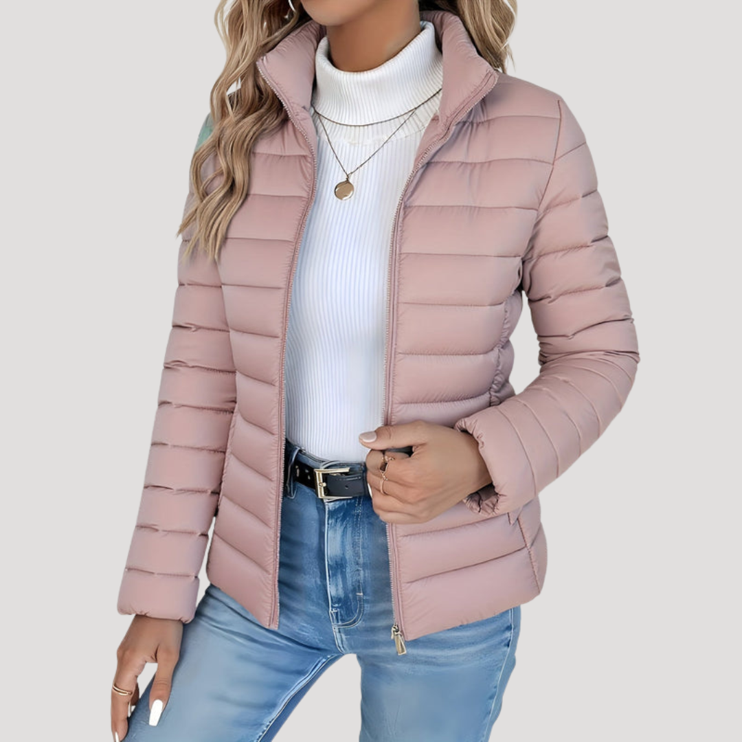 Gemma | Giacca Padded Donna Con Zip e Collo Alto