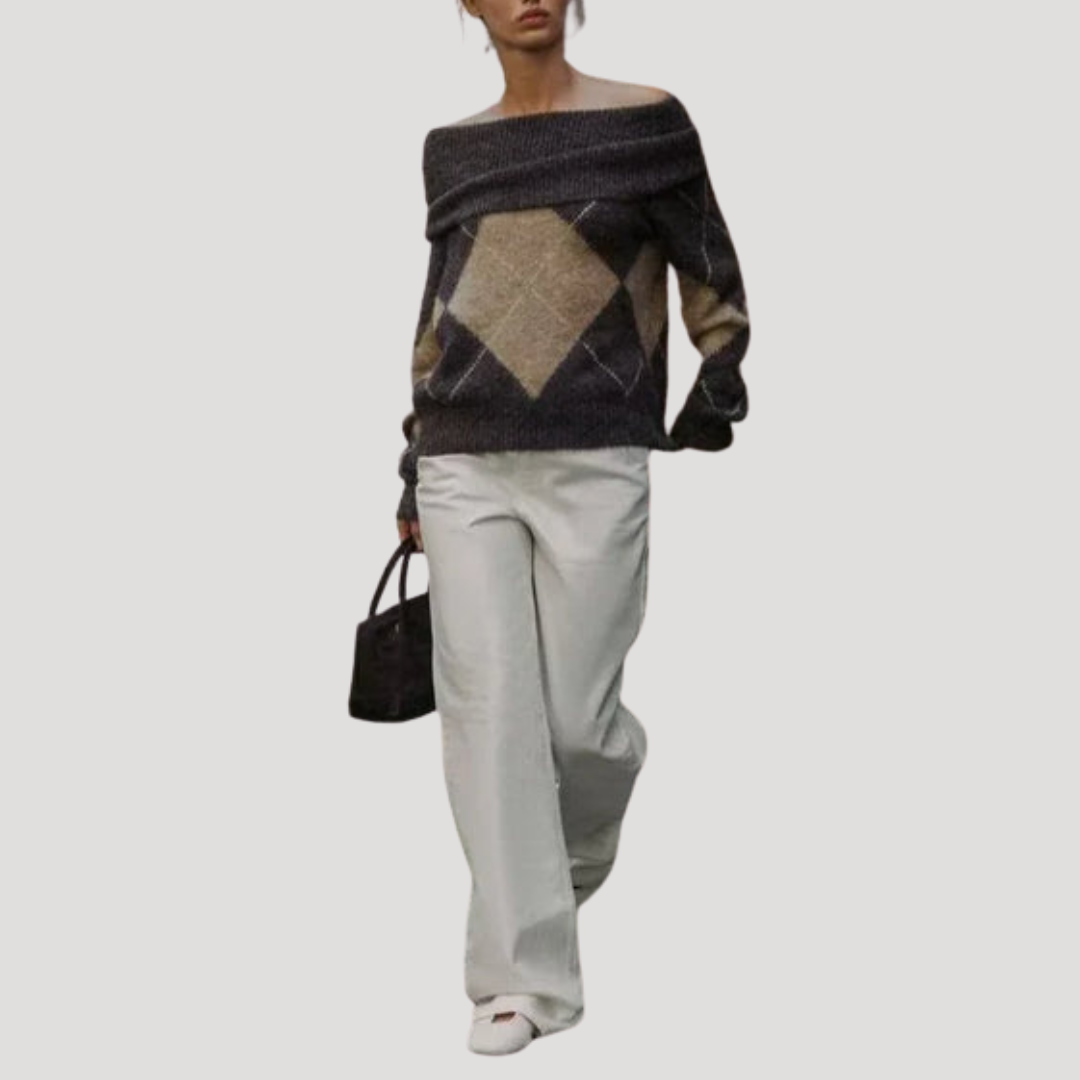 Gabriella | Pull Donna Argyle Spalle Scoperte