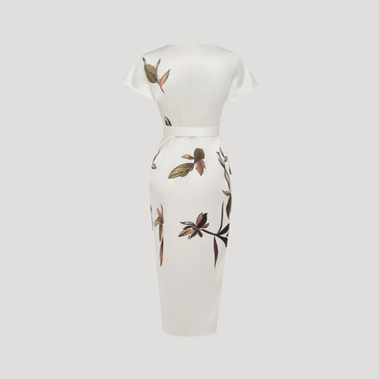 Monique | Robe lunga donna floreale a portafoglio