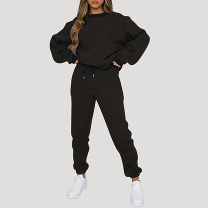 Liliana | Completo Donna Felpa e Pantaloni Sportivi con Caviglie Ristrette