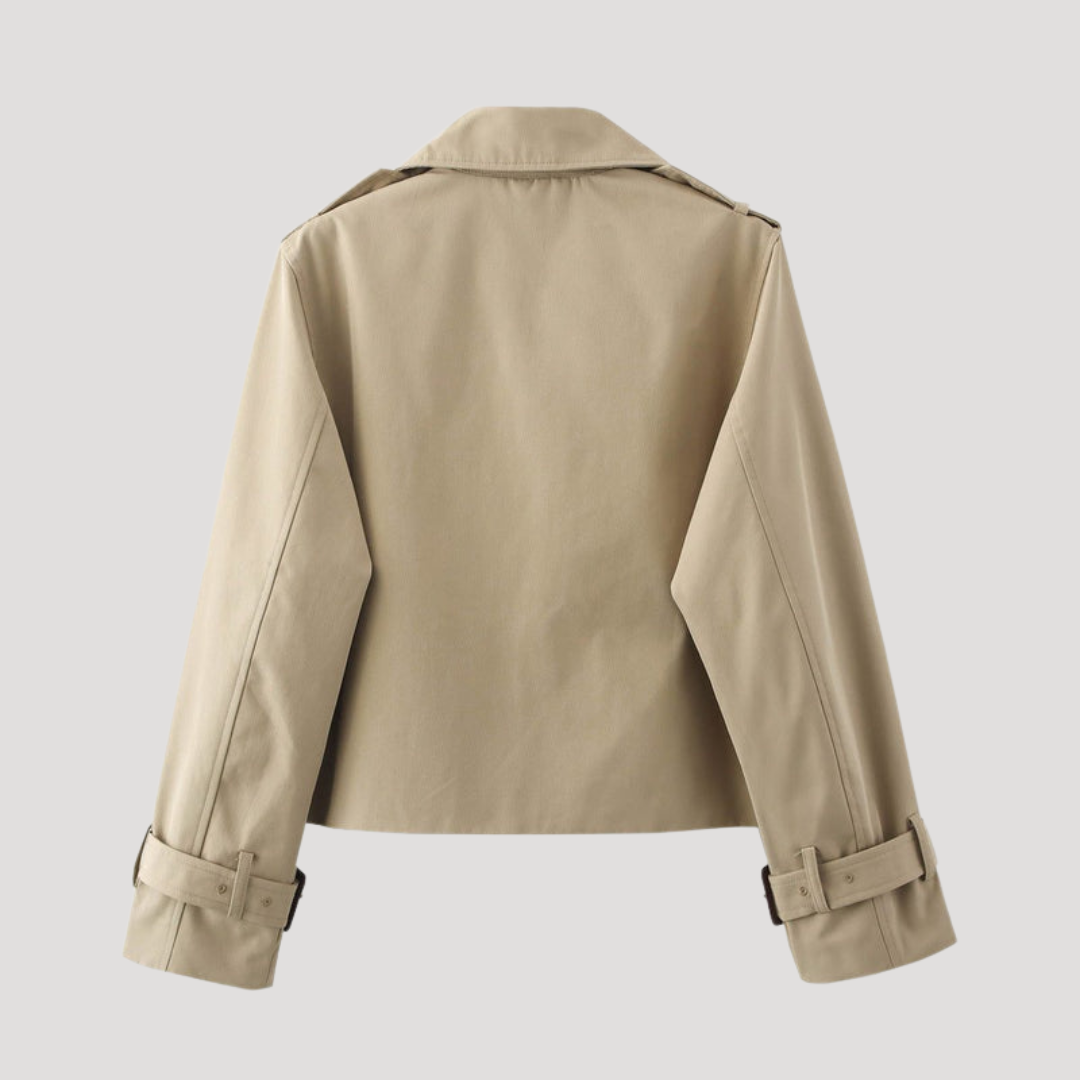 Gemma | Cappotto Trench Donna Incrociato a Doppiopetto