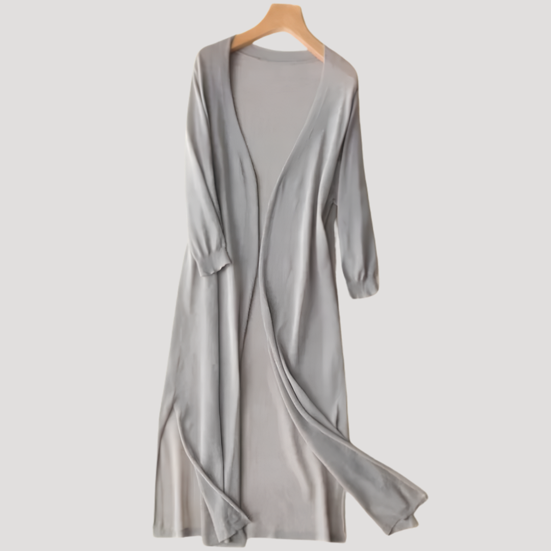 Aurora | Cardigan Lungo Donna Aperto Davanti