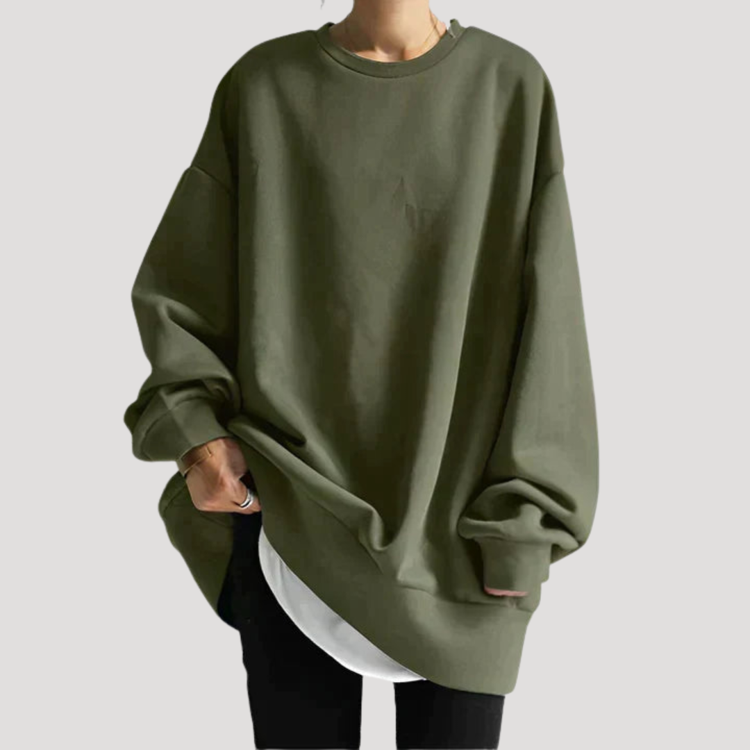 Sabine | Maglione Oversize Donna Collo Rotondo