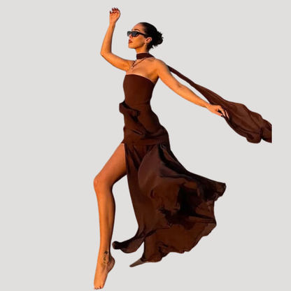 Sabrina | Abito lungo elegante con spacco