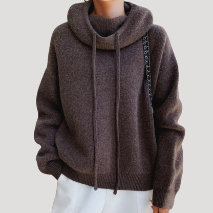 Margaret | Maglione Donna Oversize con Cappuccio Casual