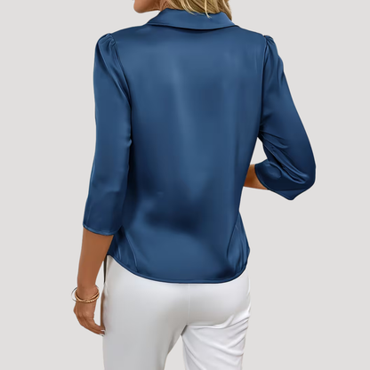 Albertine | Blusa Donna Portafoglio Col V Elegante