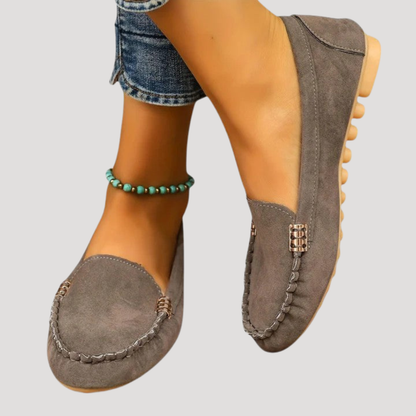 Celeste | Scarpe Basse Donna Cuciture Visibili Casual