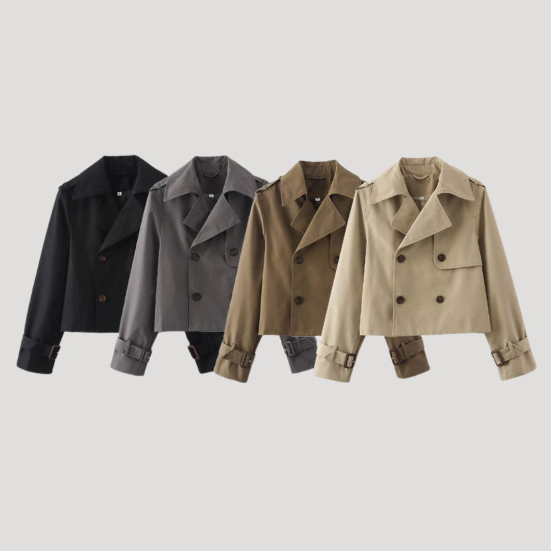 Matilde | Cappotto Trench Donna Incrociato a Doppiopetto