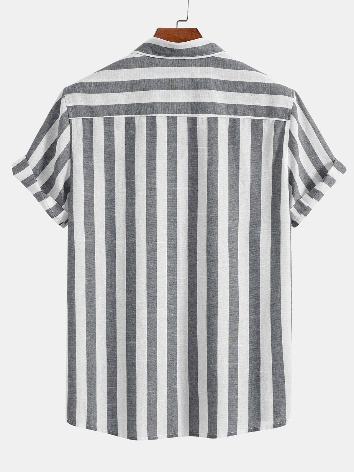 Domenico | Completo camicia a righe e pantaloni con coulisse da uomo