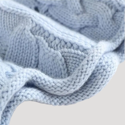 Fabienne | Pull Donna in Maglia Ajourée Col Alto