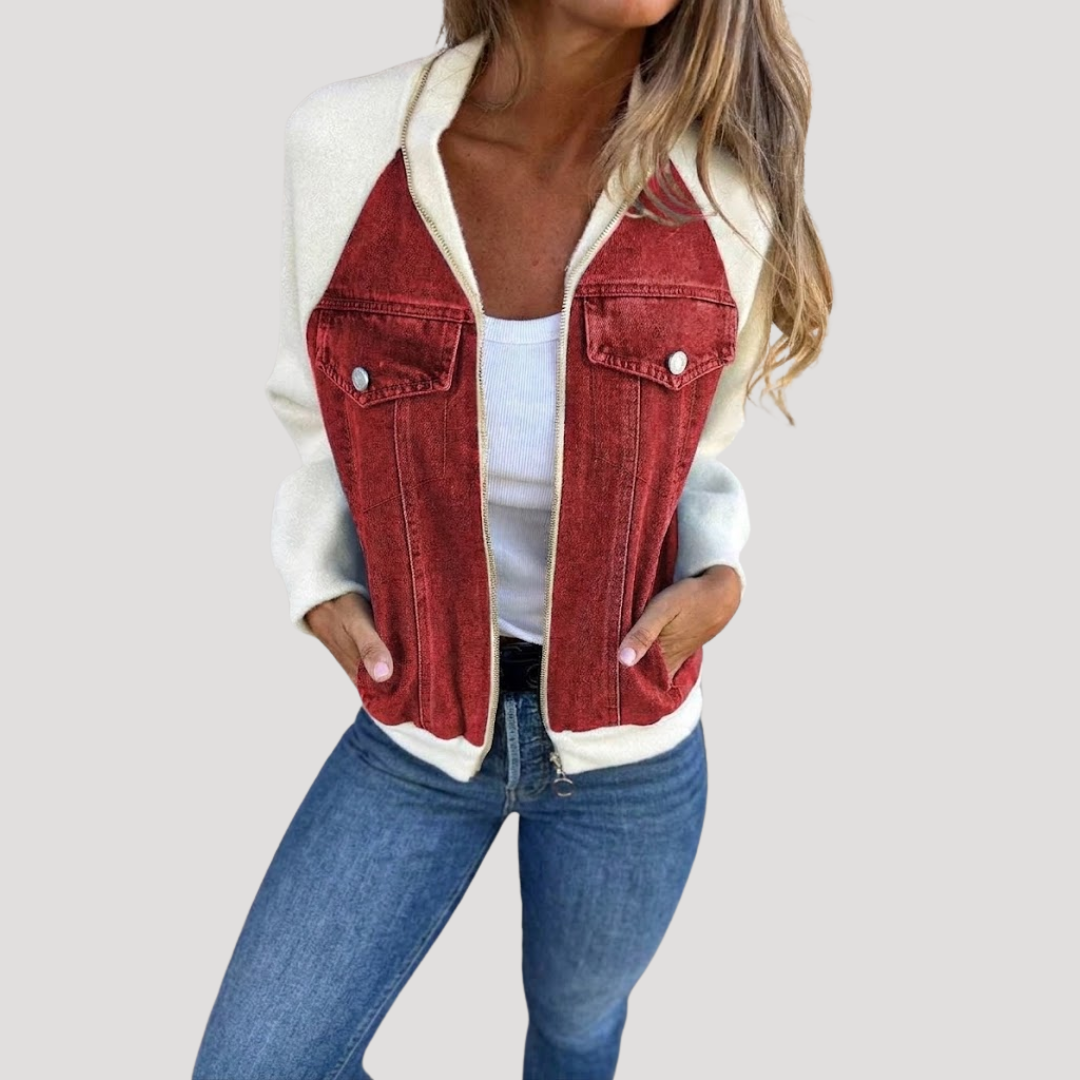 Lucille | Giacca in Jeans Donna Zip