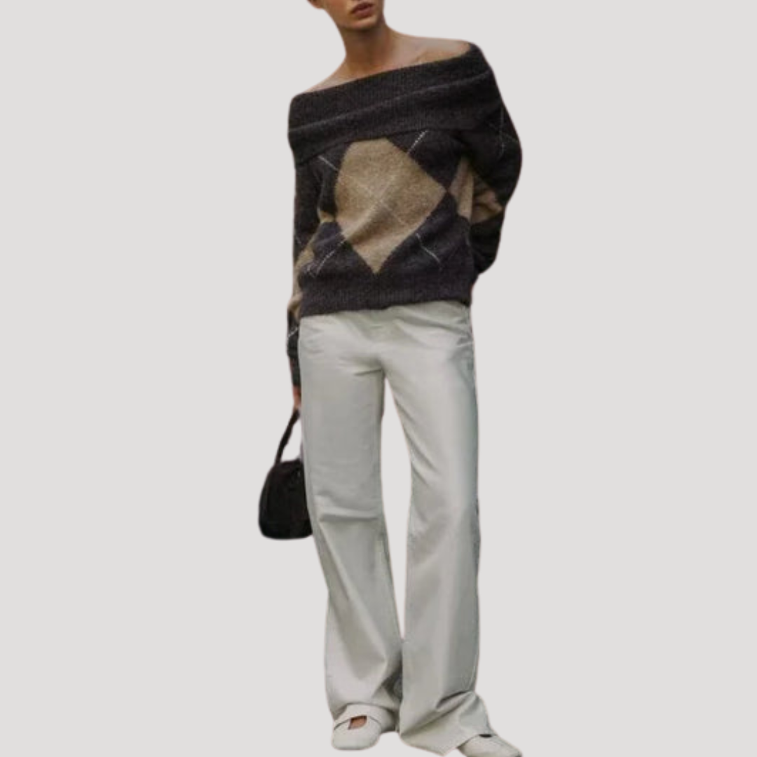 Gabriella | Pull Donna Argyle Spalle Scoperte