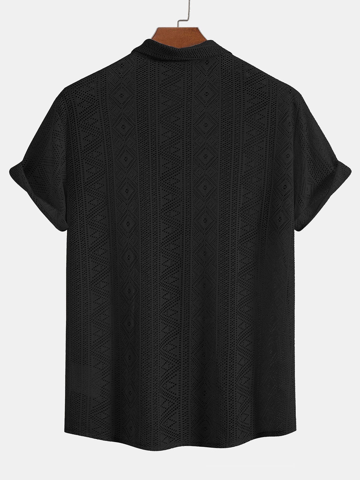 Camillo | Completo camicia traforata a maniche corte e pantaloni da uomo