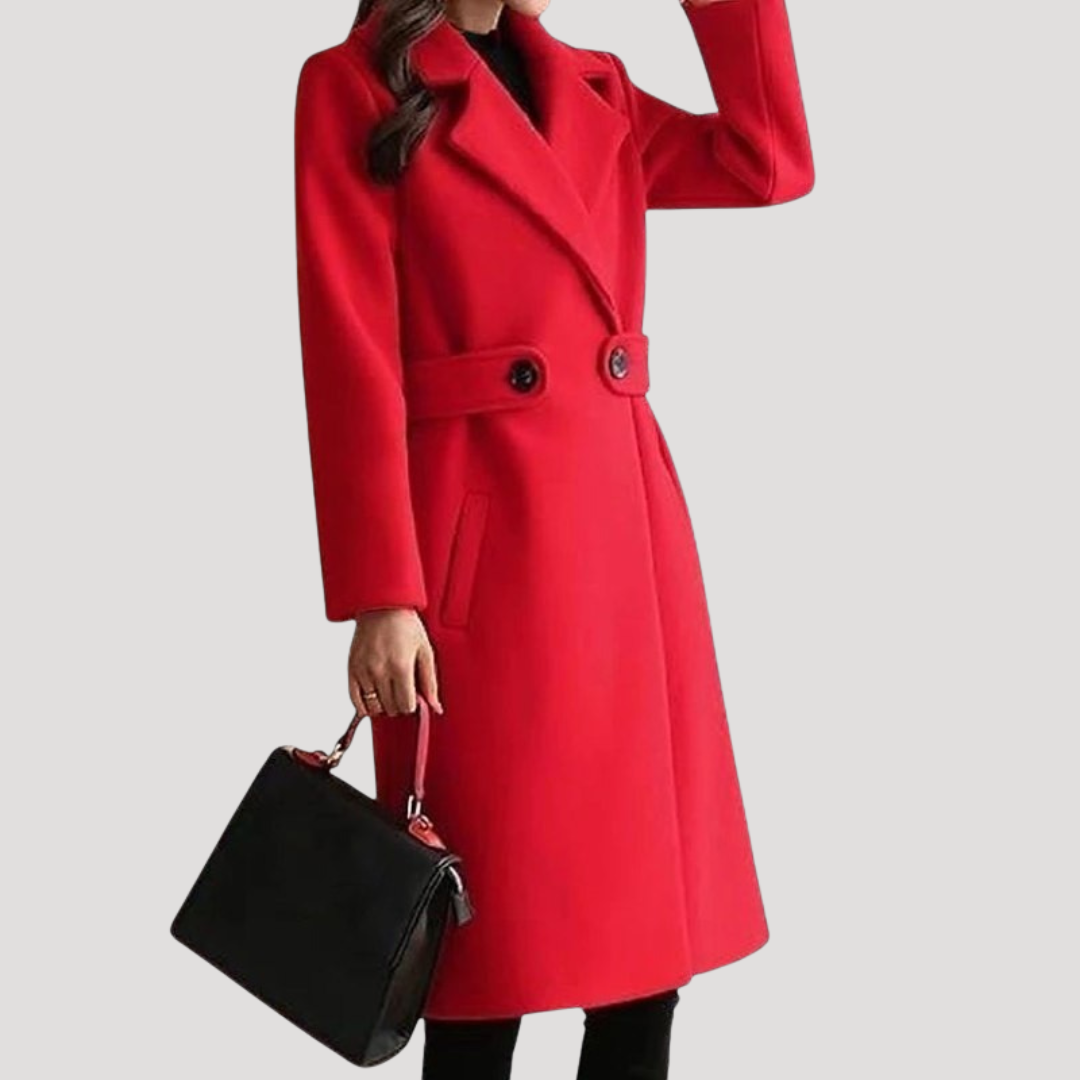 Roseline | Manteau Donna Classico Cinturato con Rever