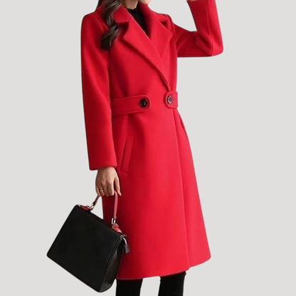 Roseline | Manteau Donna Classico Cinturato con Rever