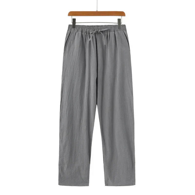 Donato | Pantaloni a vita elastica con coulisse e tasche da uomo