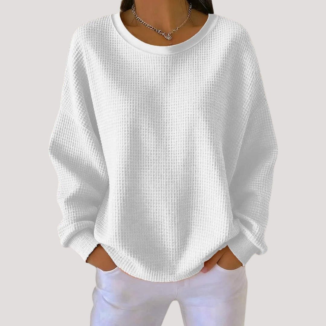 Esther | Pull Donna Maniche Lunghe Taglio Casual